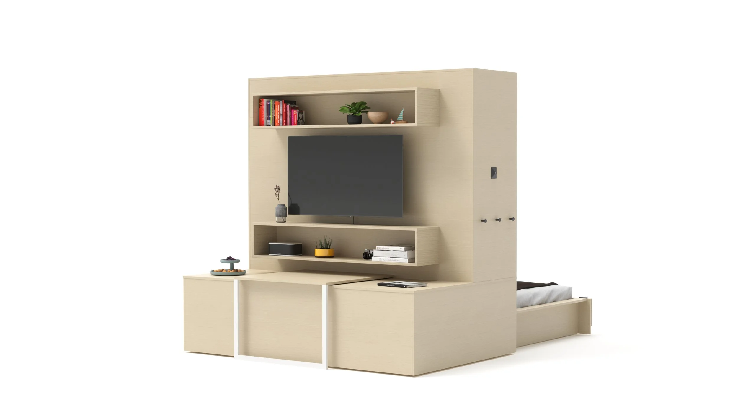 Copy of Full Bed - Oak Color Finish