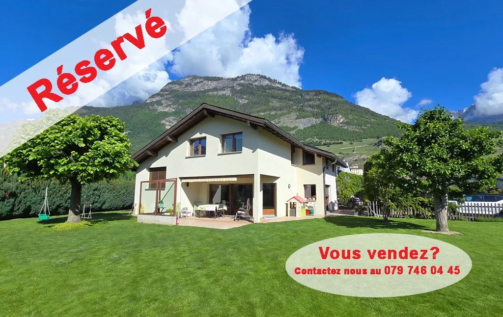 Saillon, grande villa & appartement