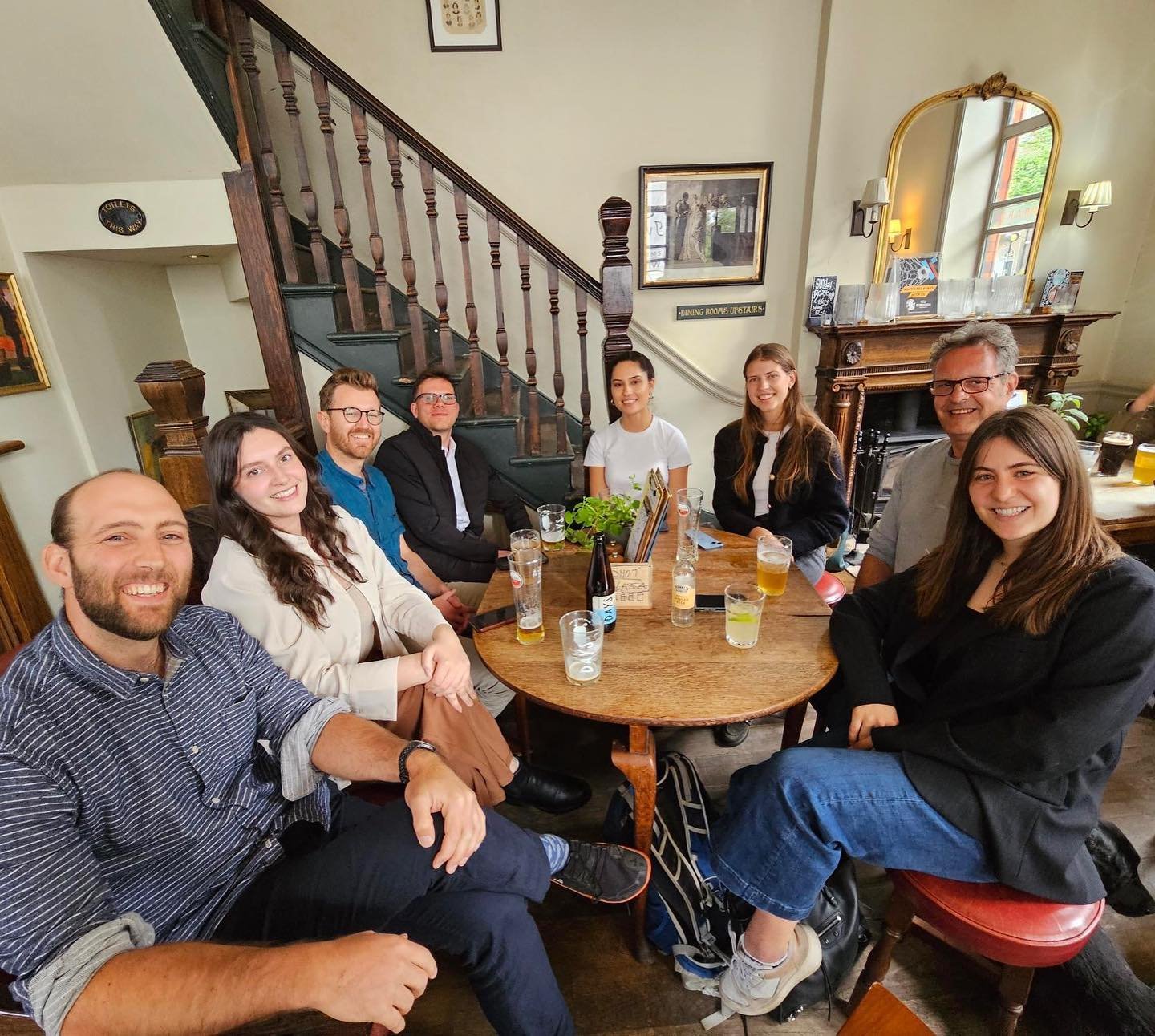 We welcomed our first new intern, Ma&euml;na, to the office earlier this summer and of course had to take an after-work trip to the nearby pub 🎉 Great to have you on the team! Also joining the team as an official office mascot is Olive 🤩 Summer is 