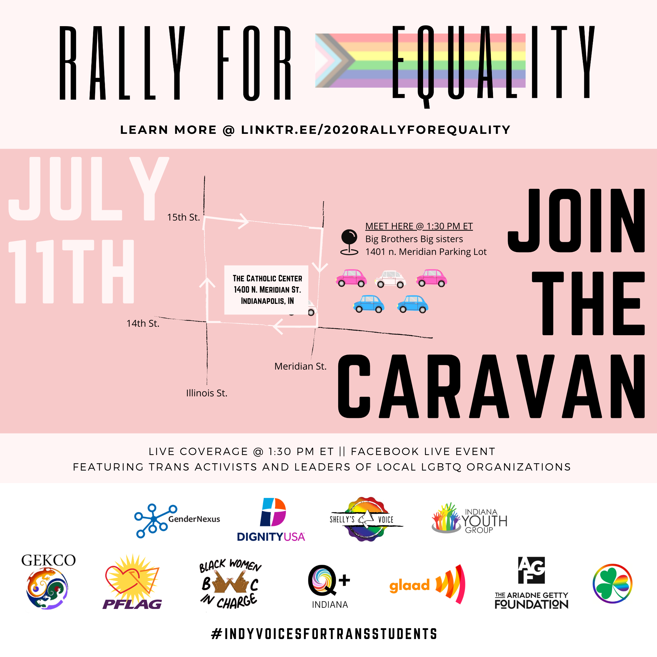 The AGF supports 2020 Rally for Equality in Indianapolis