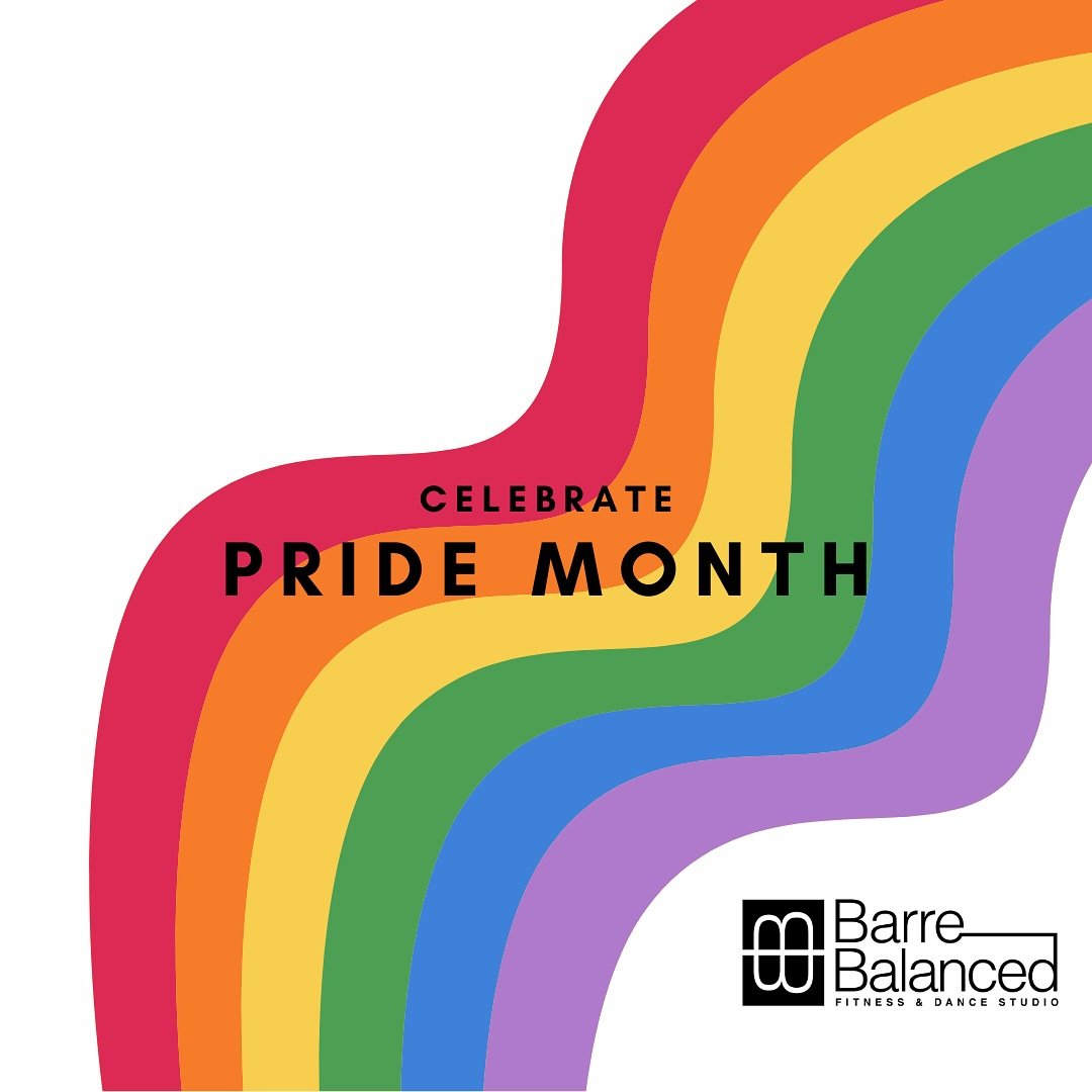 Barre Balanced is celebrating Pride month. Our Pride playlists will be on the schedule throughout June. Honoring love, identity, and the freedom to be exactly you!! 🏳️&zwj;🌈

#pride #loveislove #barrebalanced