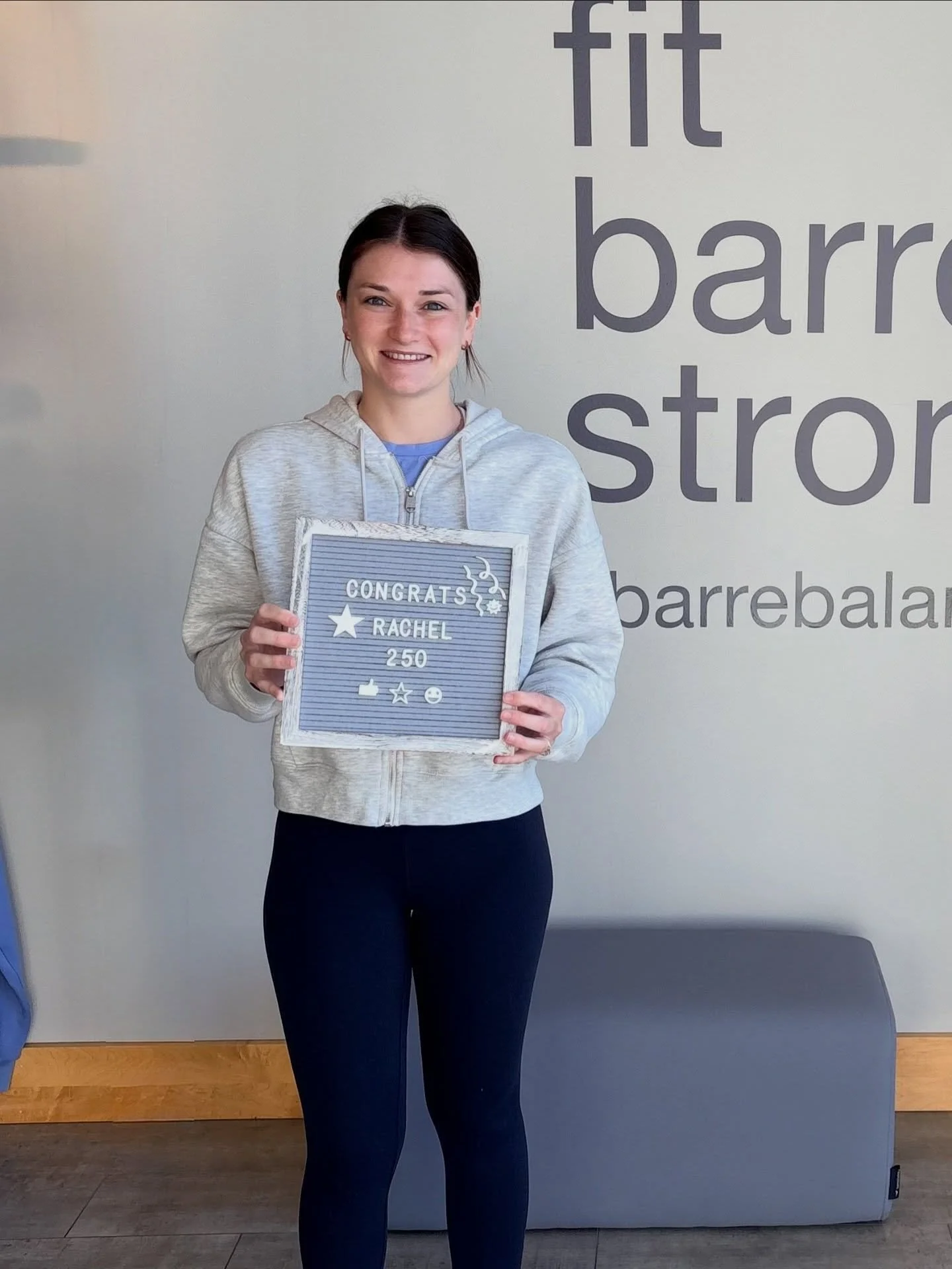Milestone Alert 🚨 
Rachel hit 250 classes on this sunny Saturday! Congratulations🎉 
We're very proud of this amazing achievement and look forward to 250 more!!