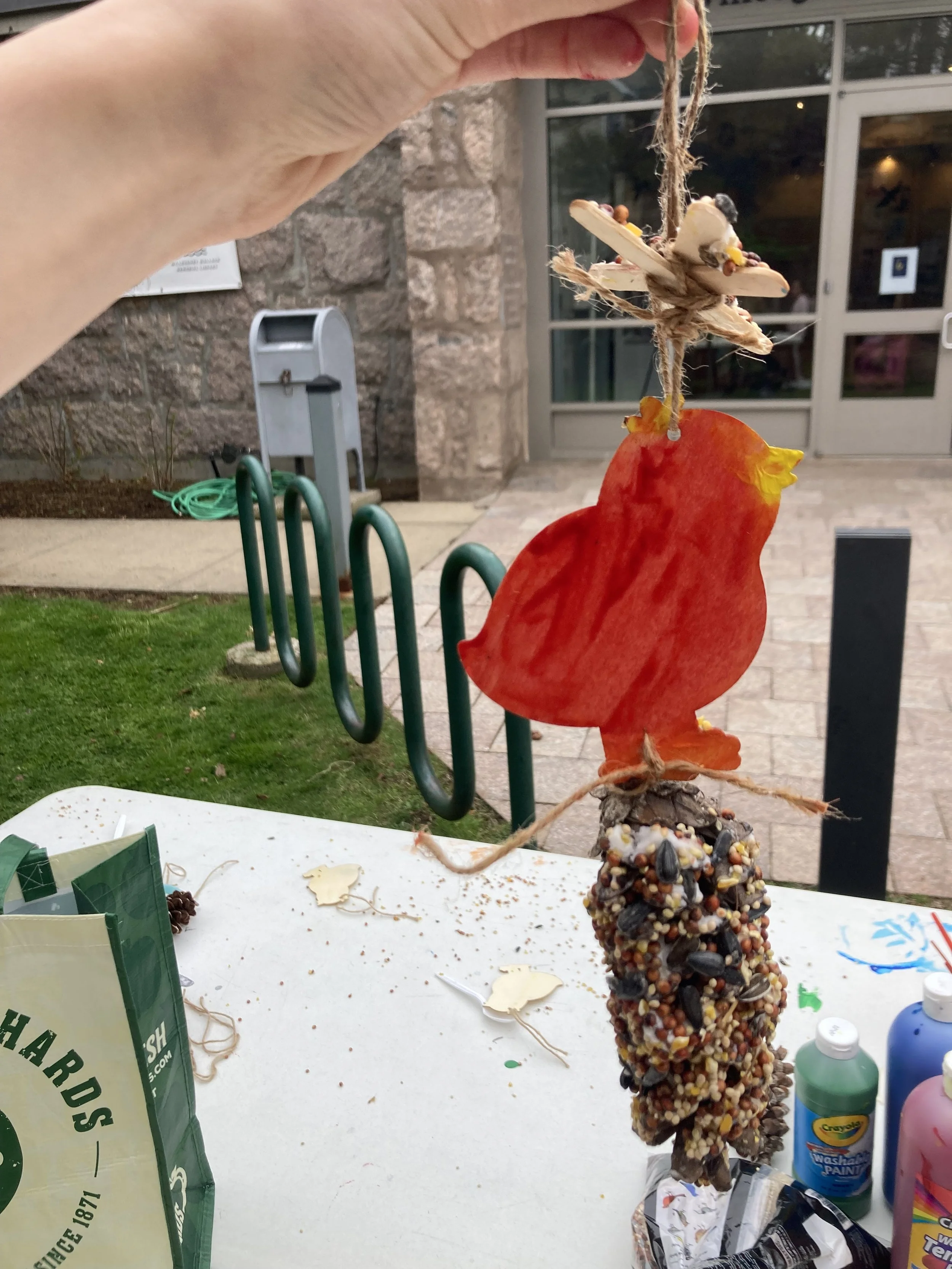 Rescheduled: Make your own pinecone bird feeder