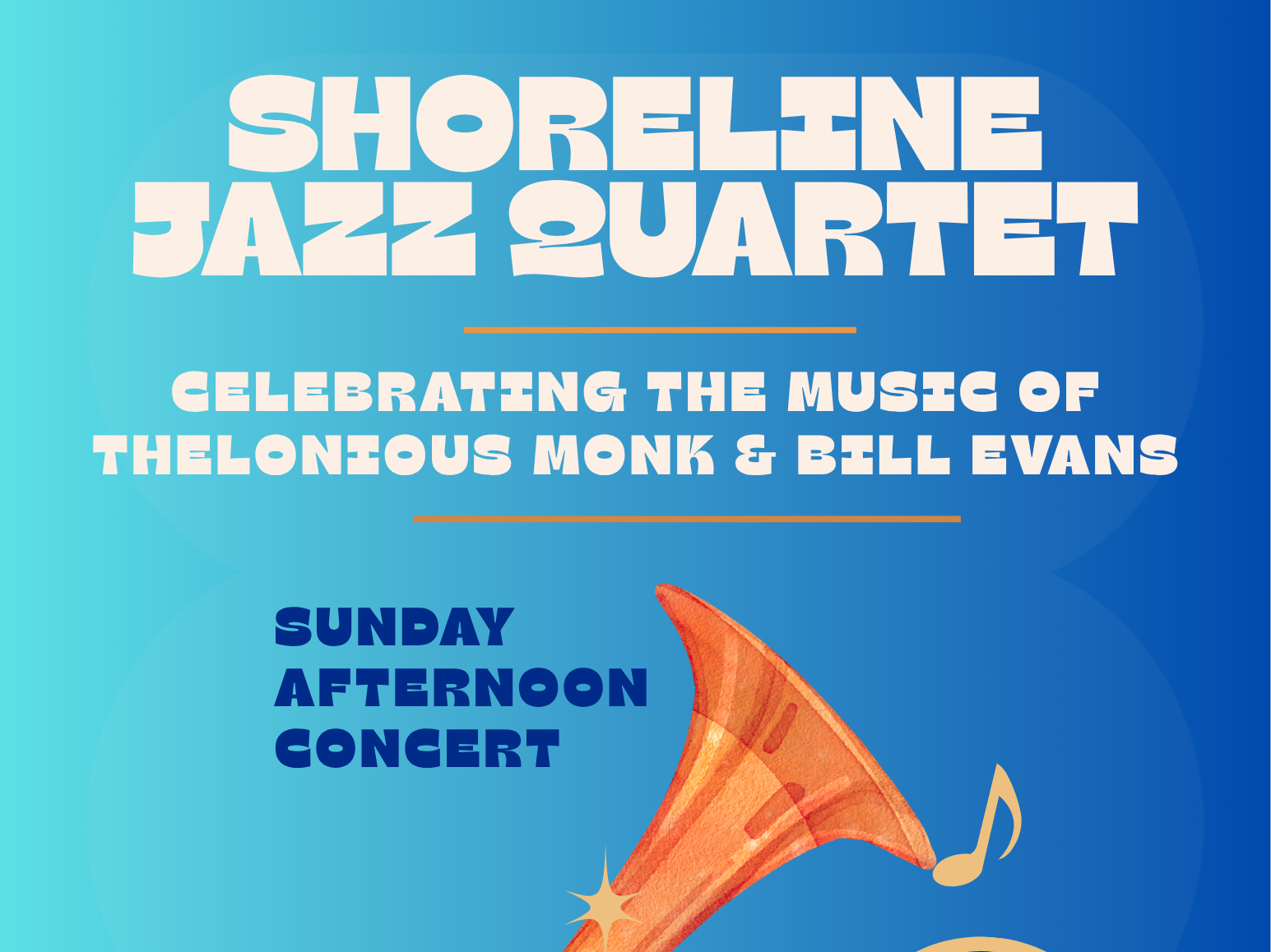 SHORELINE JAZZ QUARTET | SUNDAY AFTERNOON CONCERT