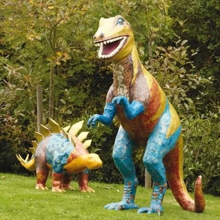 Dino-Mache Community Art Project