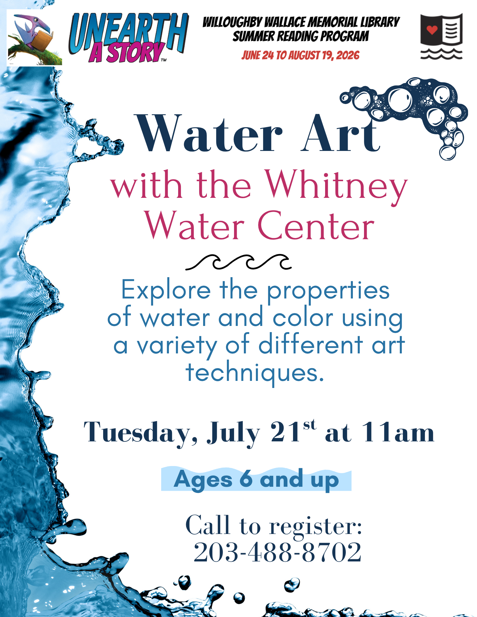 Water Art with the Whitney Water Center