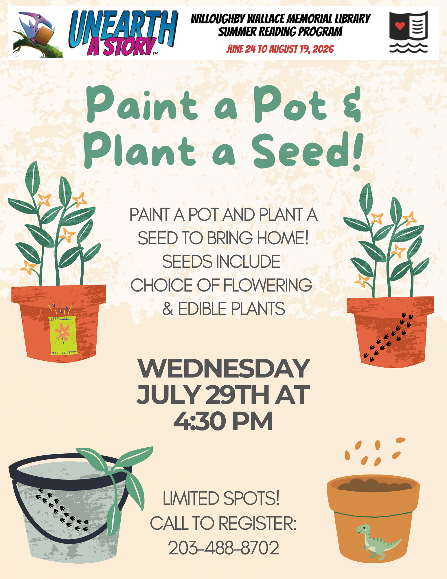 Paint a Pot &amp; Plant a Seed