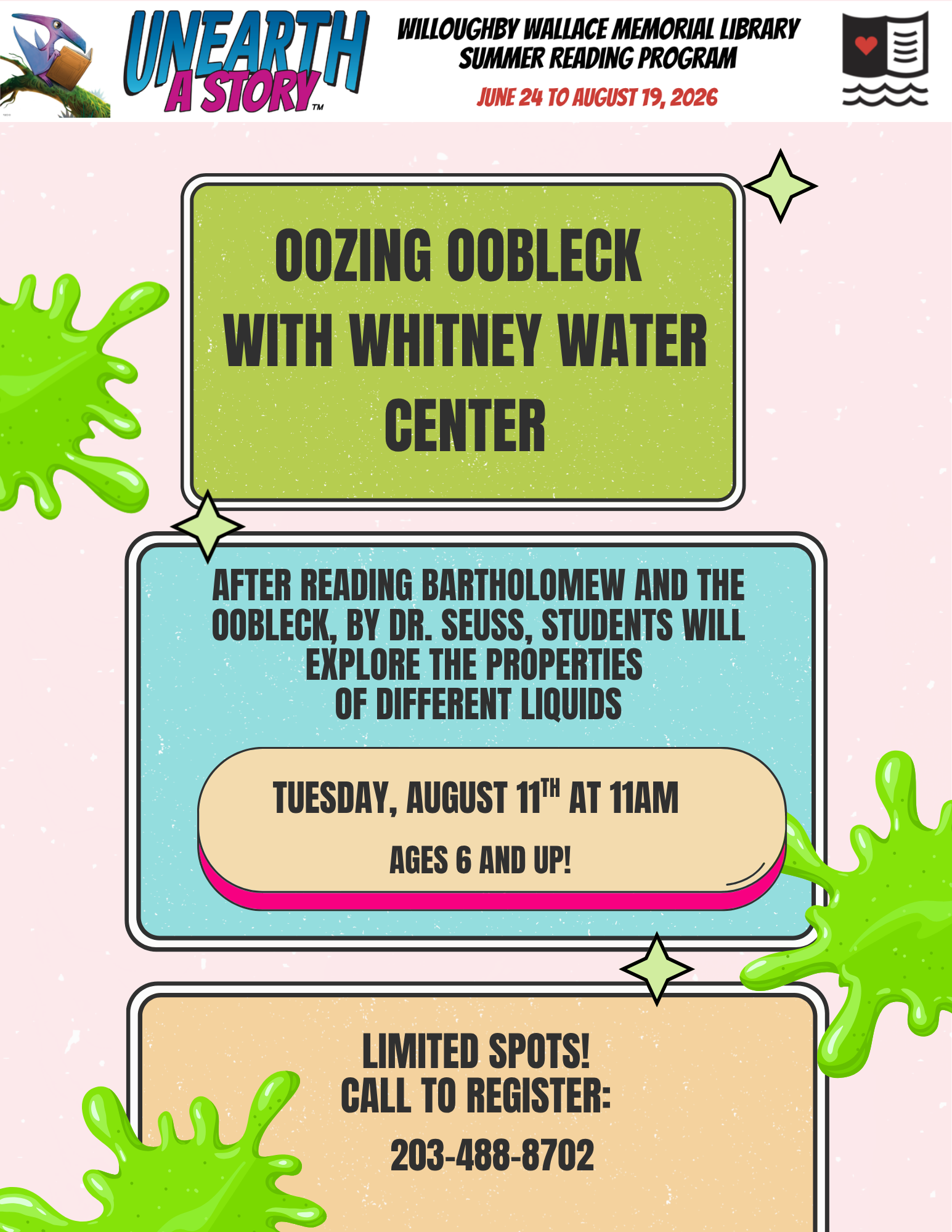 Oozing Oobleck with the Whitney Water Center