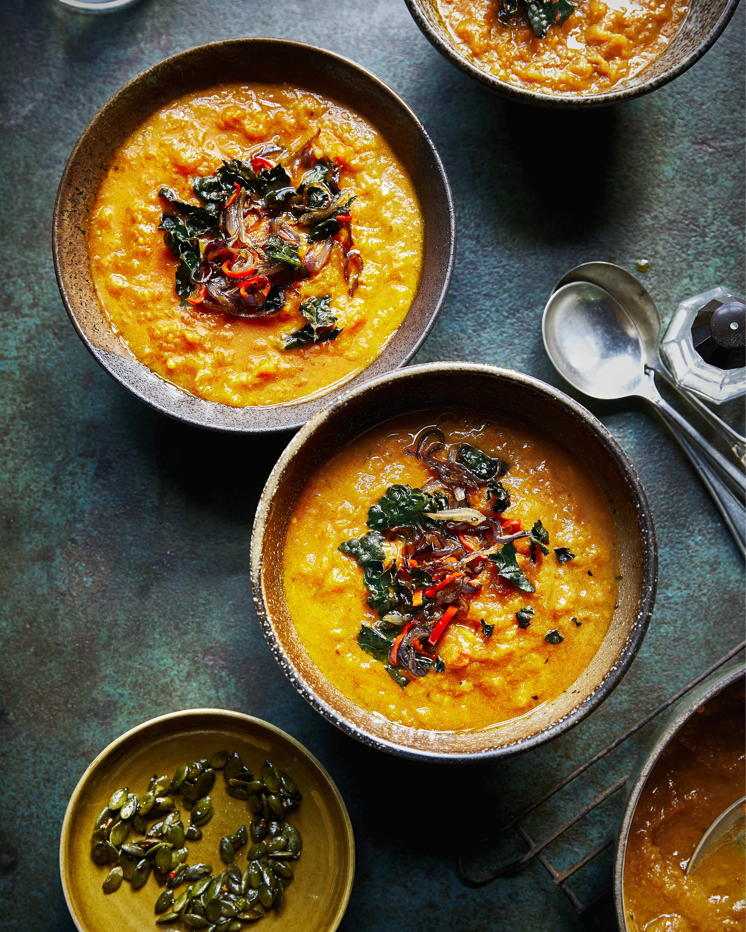 Chilli spiced pumpkin soup