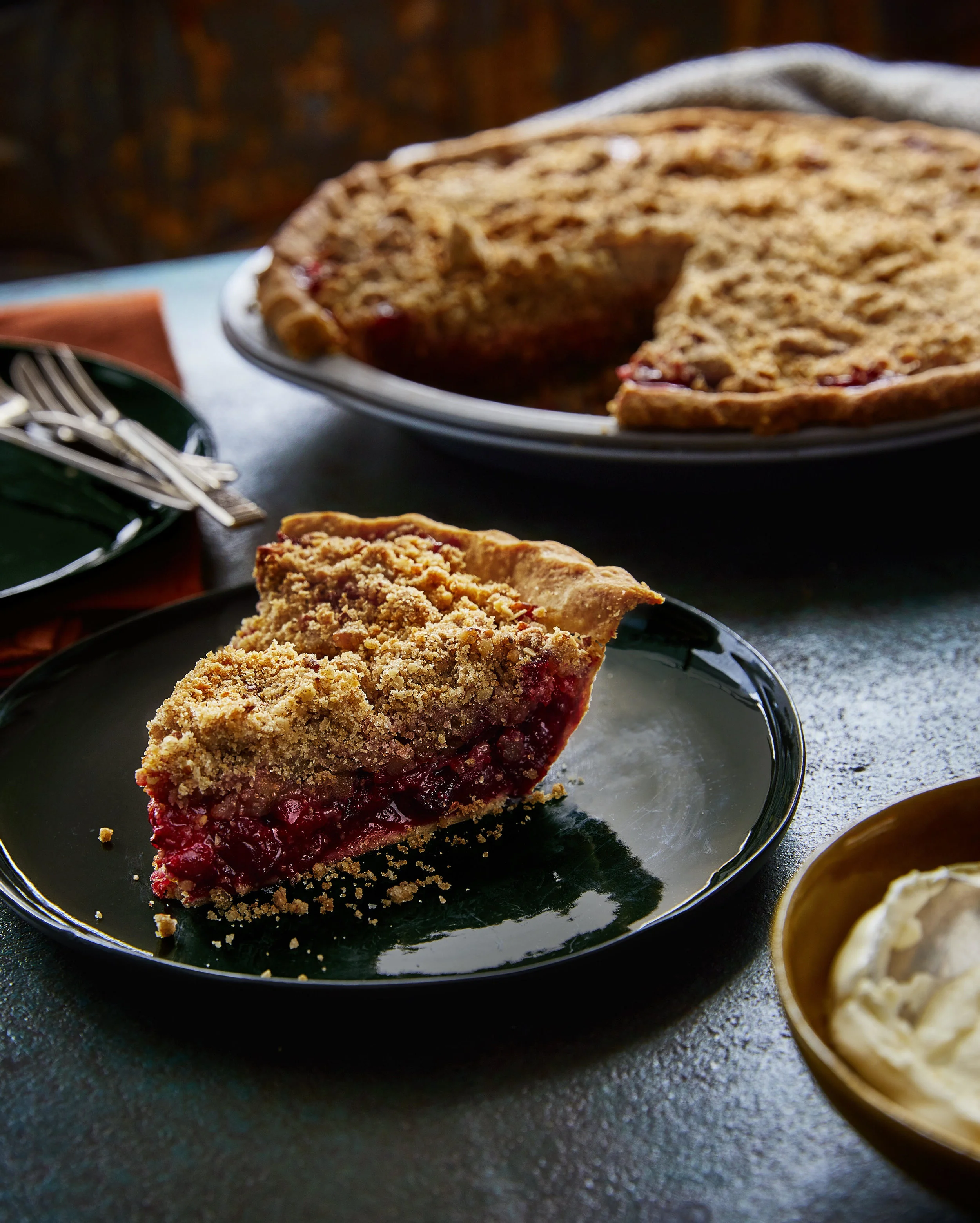 Cranberry pie, Photo credit: Hannah Hughes