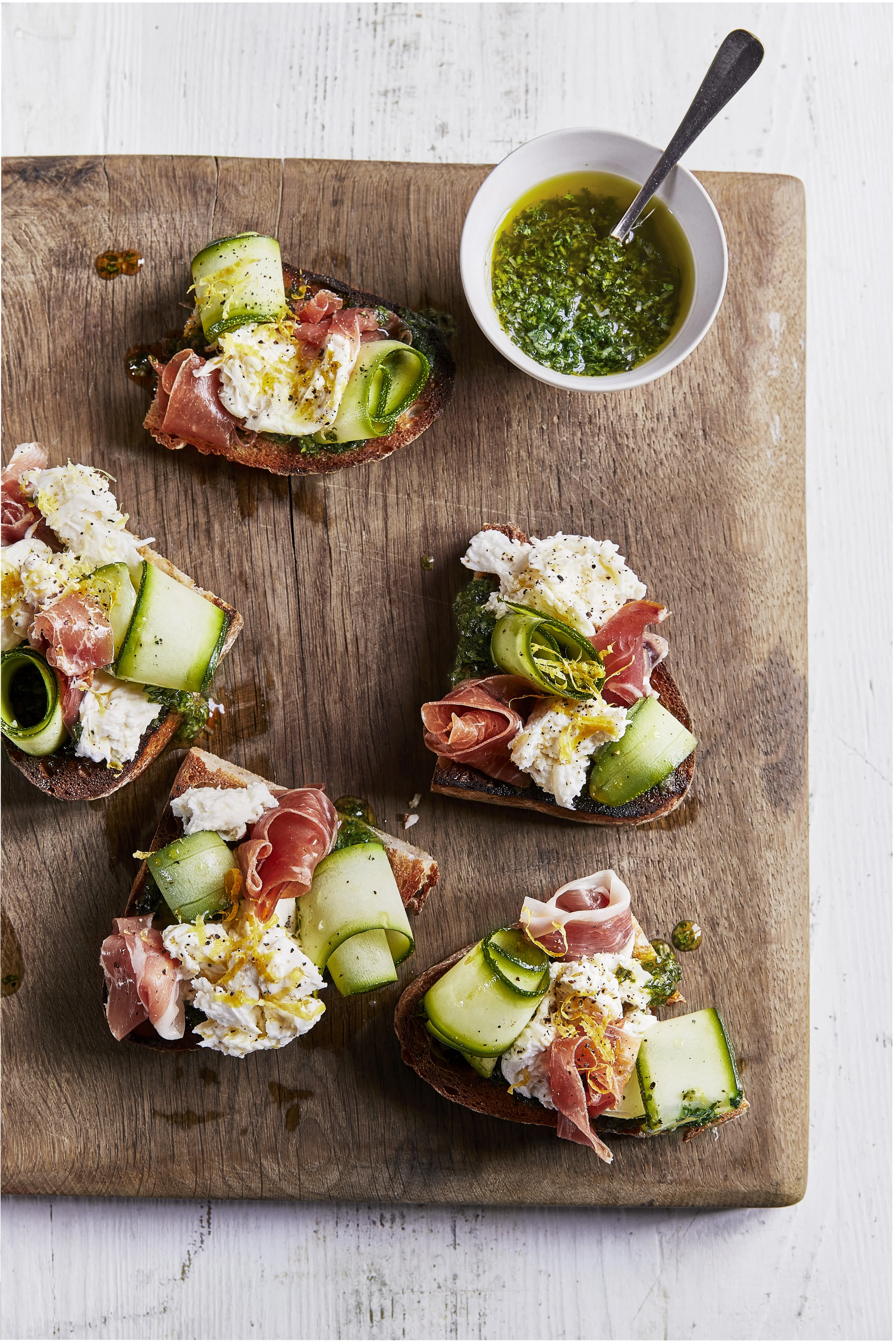 Spring bruschetta, Photo credit: Hannah Hughes