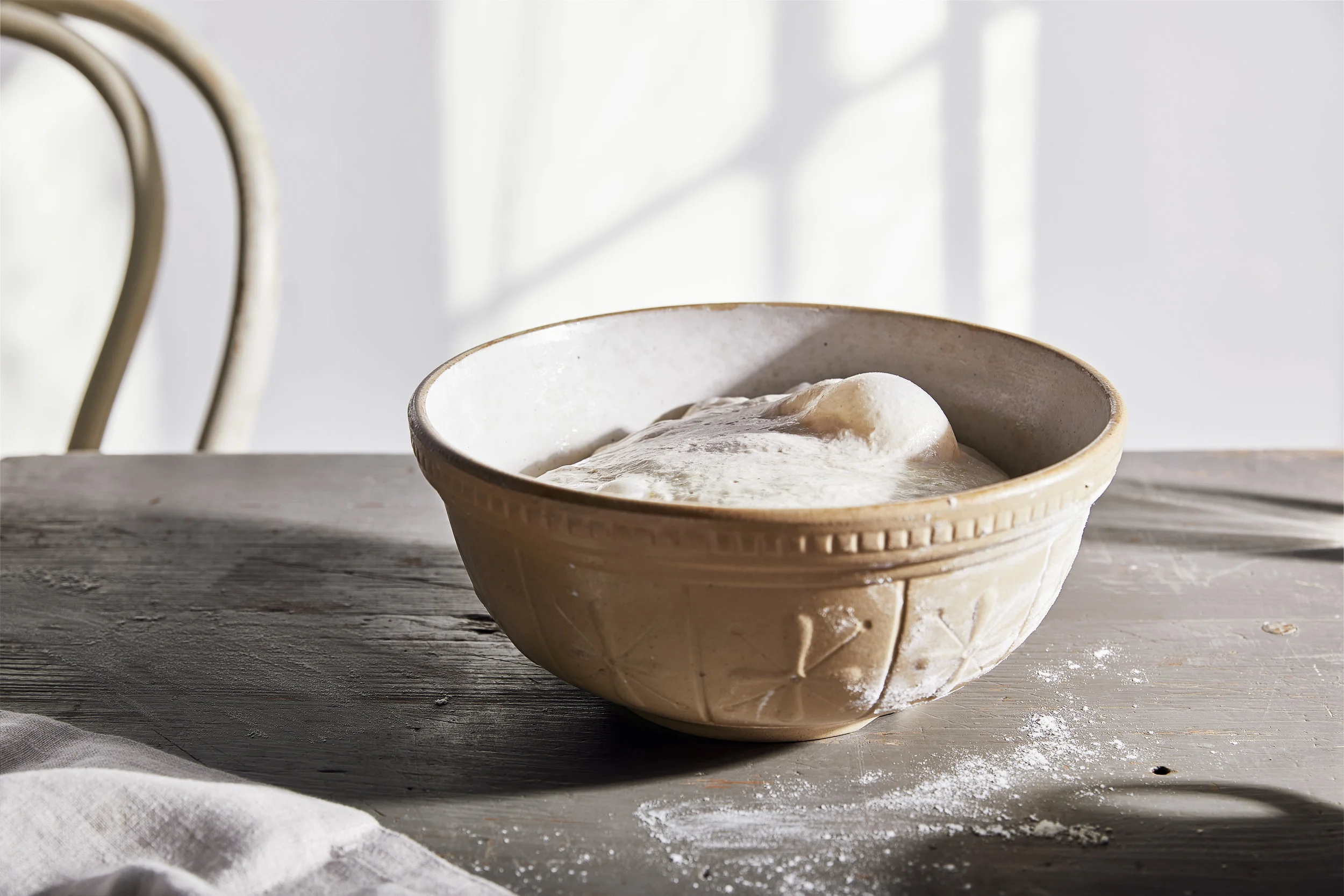 Bulk fermentation, Photo credit: Hannah Hughes