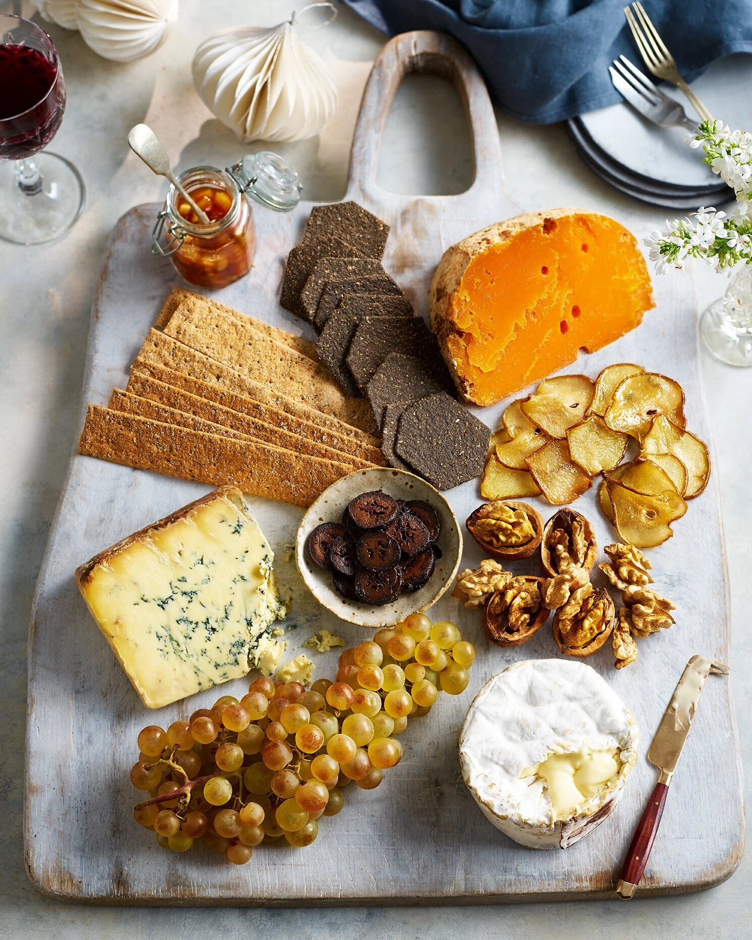 Winter cheese board, Photo credit: James Lee