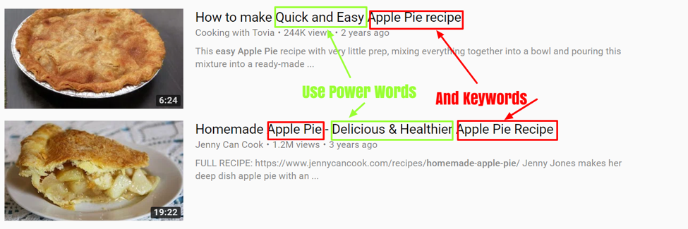 how to create the best video titles for youtube videos.