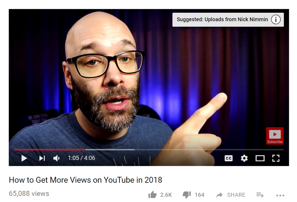 How to get more youtube viewers: make smart cards that convey next steps for viewers.