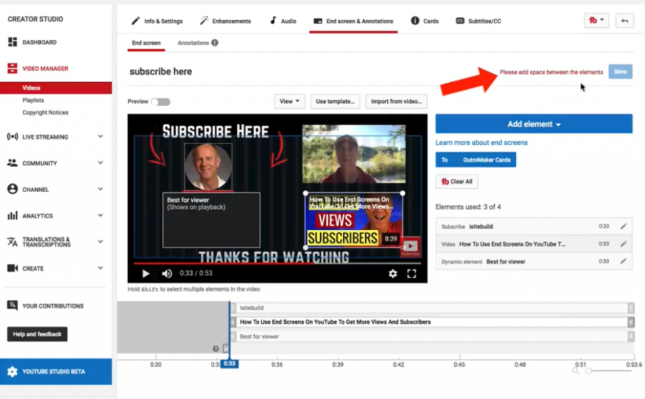 youtube end screens are an opportunity to get more viewers, to have more clicks, and increase your subscribers.