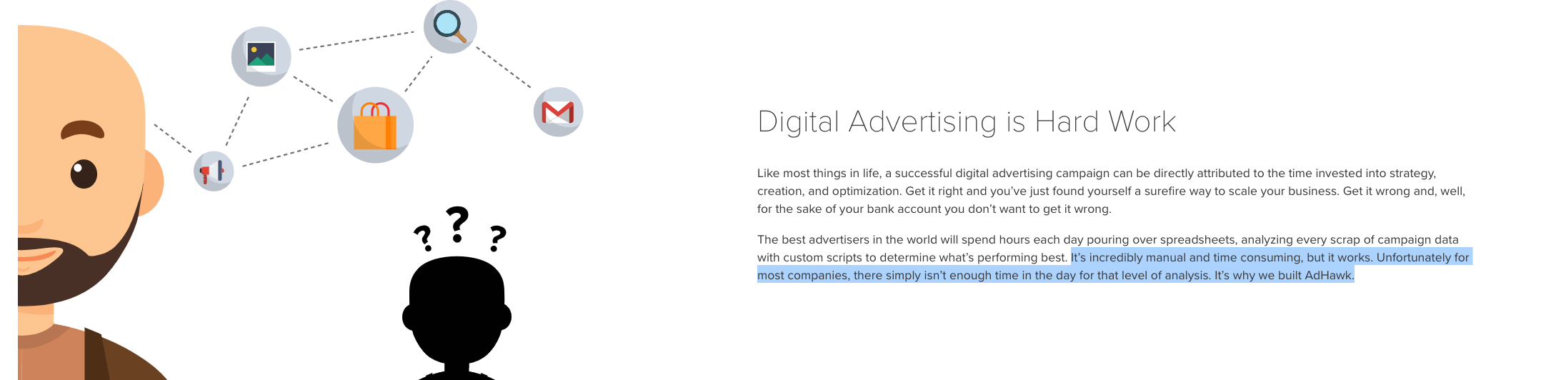 Best landing page examples: content and calls-to-actions.