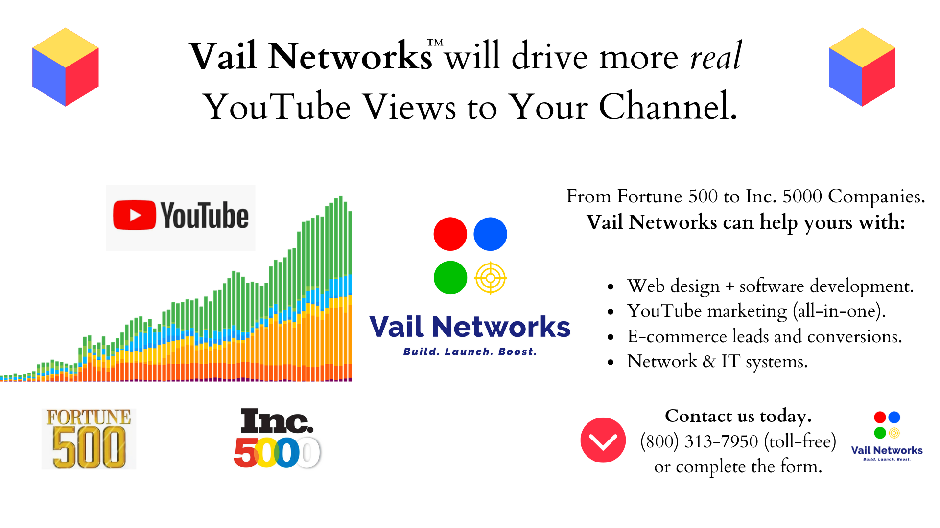 company to help with youtube marketing and advertising campaigns: vailnetworks.com
