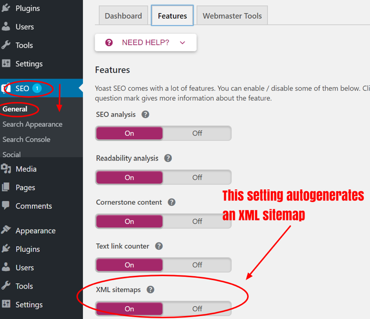 Wordpress MARKETING AND SEO GUIDE: HOW TO CREATE AN XML SITEMAP