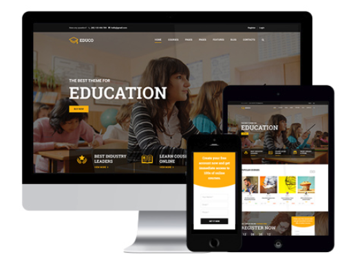 example of mobile-friendly, responsive wordpress site.