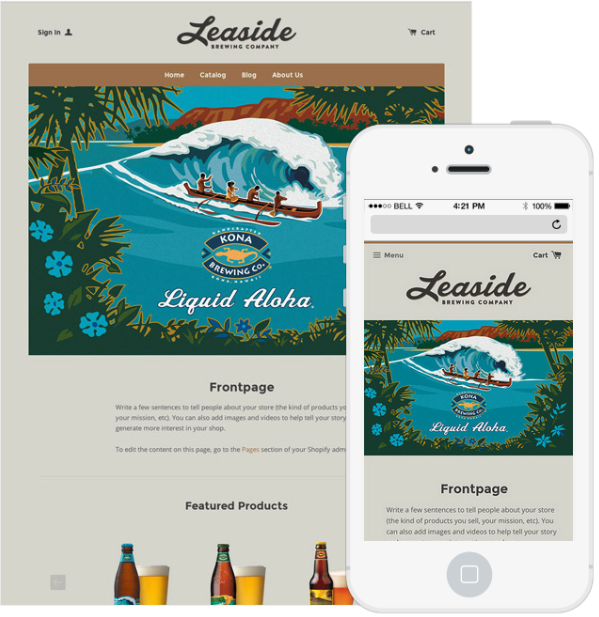 how to build a shopify mobile site.