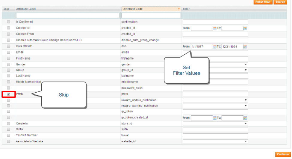 how to update products on magento.