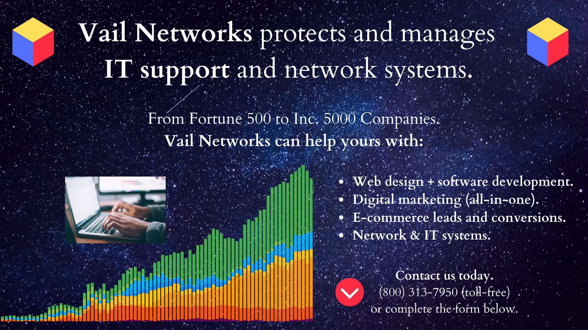 Company to help with IT Support and managed it networks and systems: vailnetworks.com