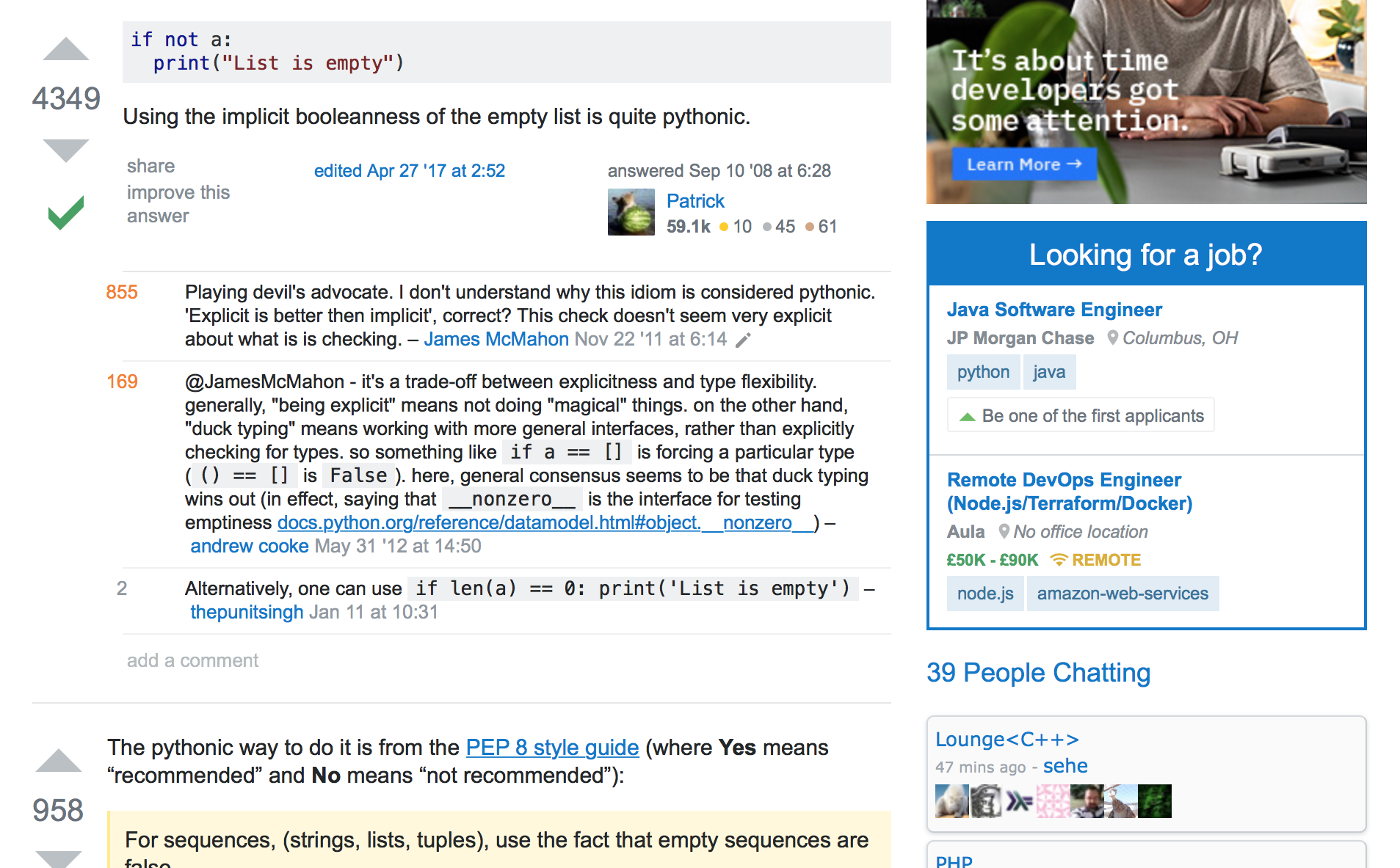 Patrick Popular Stack Overflow contributors