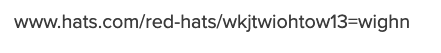 Wrong e-commerce websites and url structure.