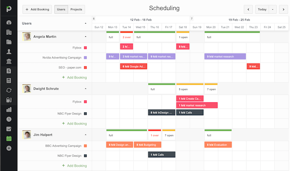 Website development Project Management Software Paymo