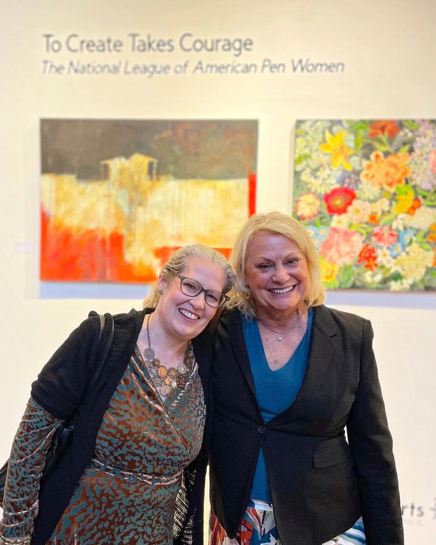 Last night was the opening reception for 2 shows that I&rsquo;m involved with through the National League of American Pen Women at the Columbus Cultural Arts Center.  It was a wonderful night and I&rsquo;m so honored to be part of it!  if you&rsquo;r