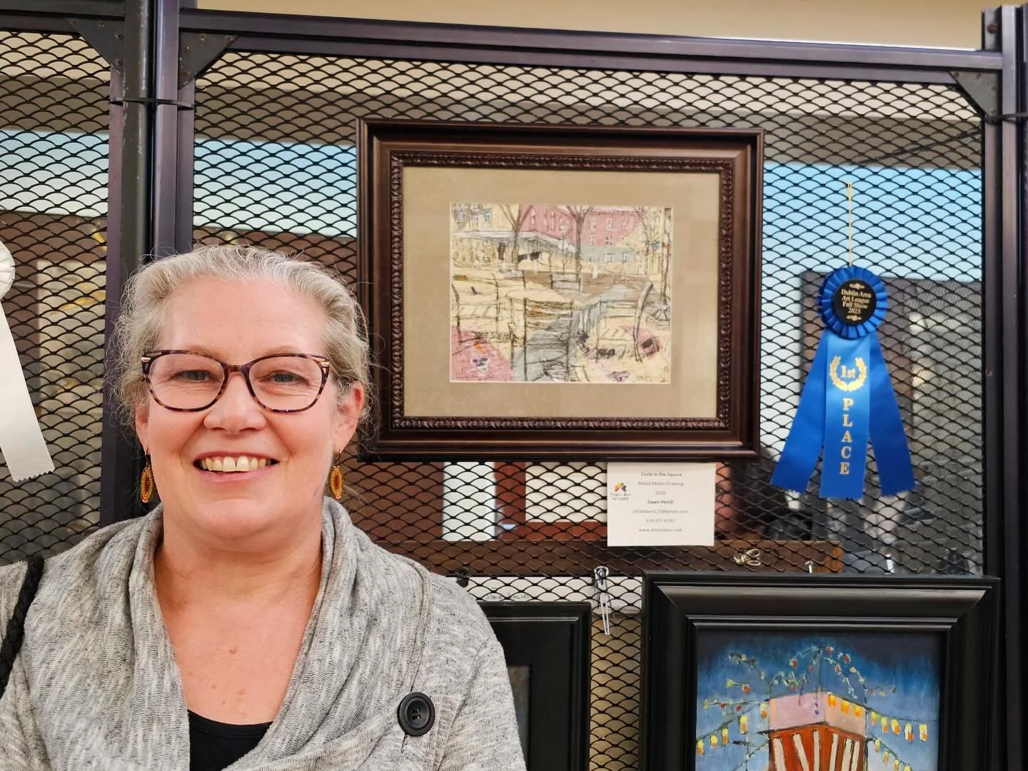 So thrilled to announce that my drawing, Circle in the Square, won 1st Place in the Dublin Area Art League&rsquo;s Fall Show.

Special thanks to the juror, @joelombardoart and to @dublinareaartleague for all your support.

My good friend and fellow P