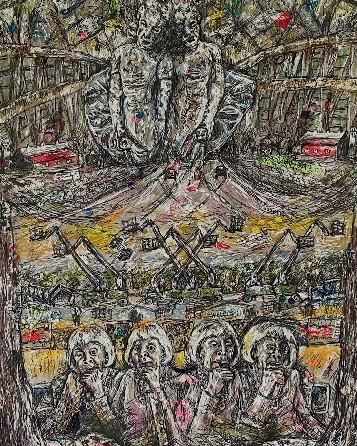 I am pleased to announce that my mixed media drawing, Tribute, was accepted into an exhibition in Washington DC for a Biennial Show with the National League of American Pen Women.  This is an organization I&rsquo;ve been part of since 2016 that suppo