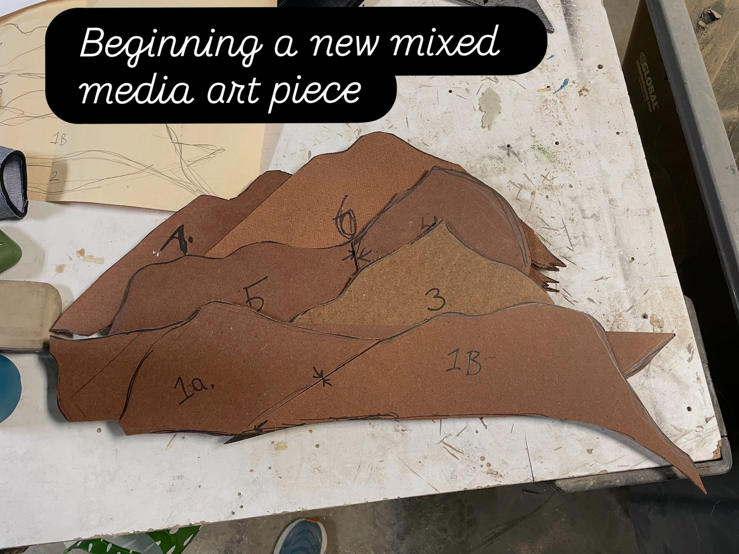 Beginning a new mixed media art piece at the Idea Foundry in Columbus.  So grateful to belong to this organization that has all the tools and space available to help me create my Earthscapes art series.
@ideafoundrycolumbus