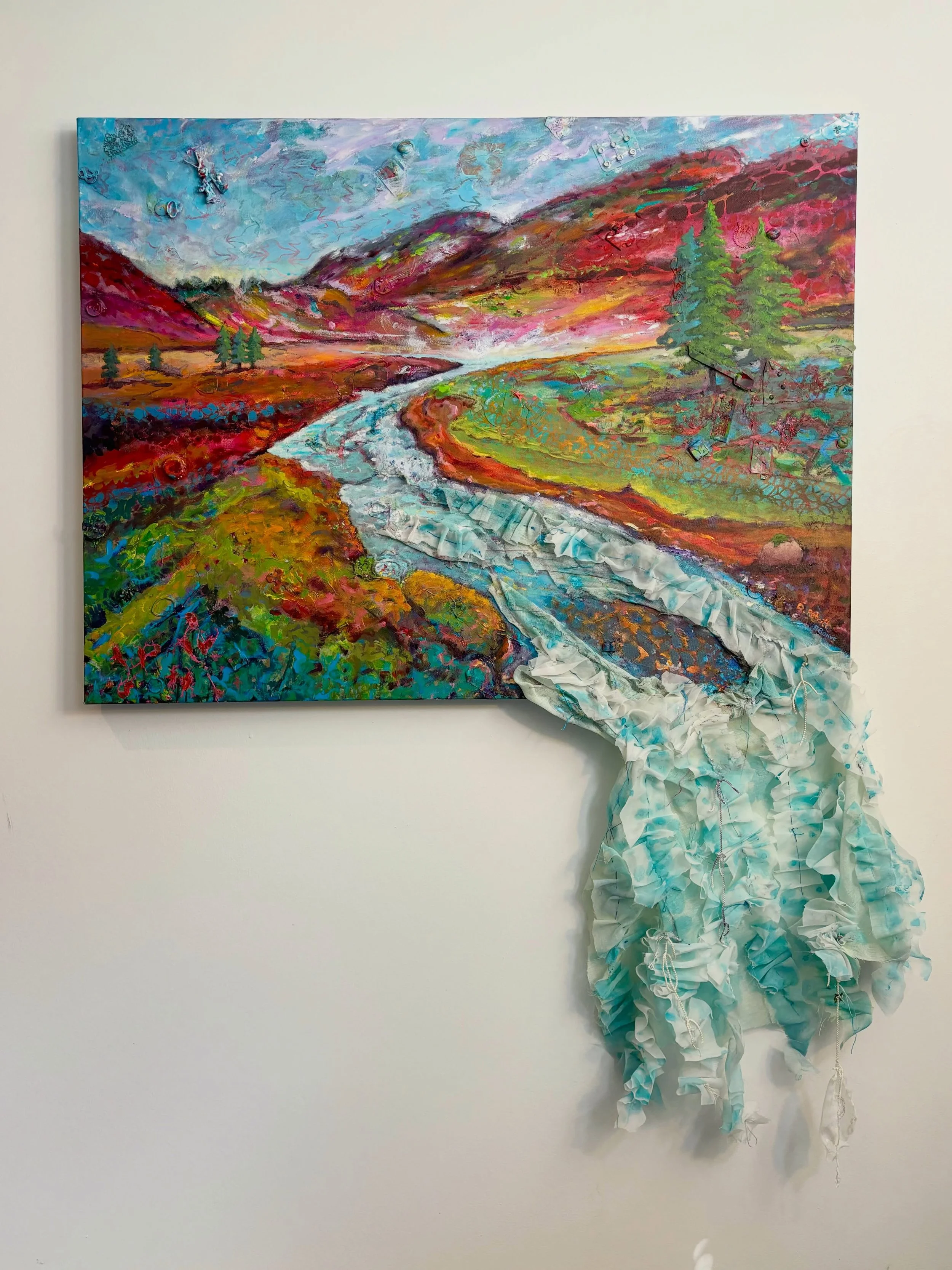 Last Call!  Our show &ldquo;Living Earth: Collaboration Works of Robie Benve and Dawn Petrill&rdquo; will be coming down next Thursday at the RAW Galllery located at 112 E. Main St. In Columbus.

You can still catch it tomorrow, Sat. The 10th from no