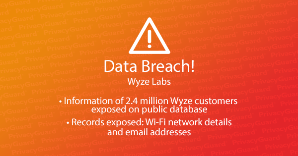Data Breach Alert: 2.4 Million Wyze Customers Affected in Recent Breach