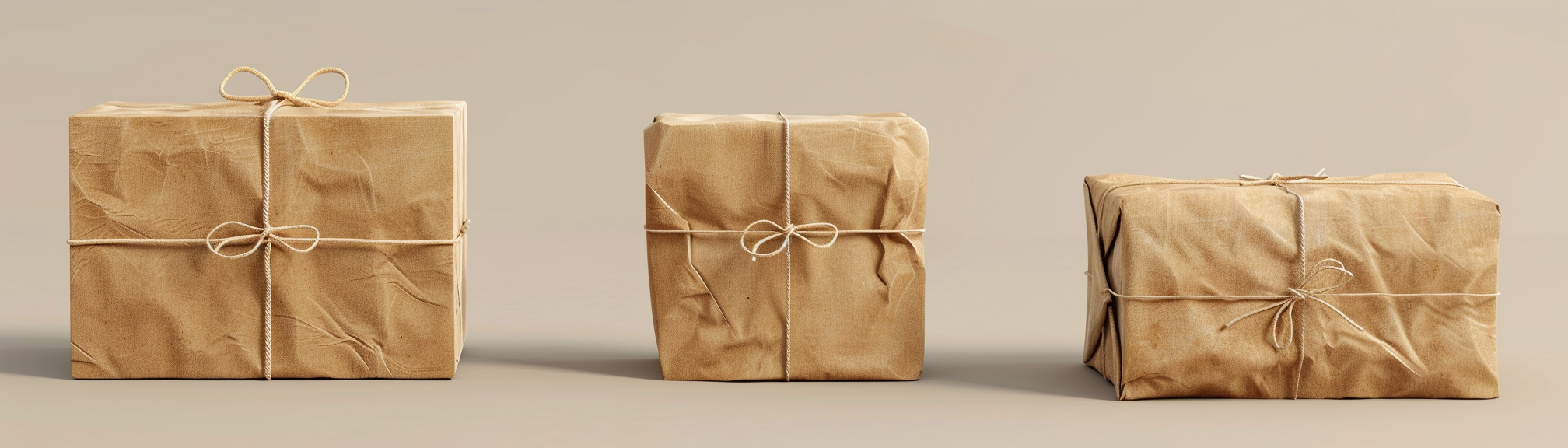 lemonhens_brown_paper_parcels_tied_with_string._Different_sizes_cec3fd9a-5773-4966-920b-8aa326324d4f.png