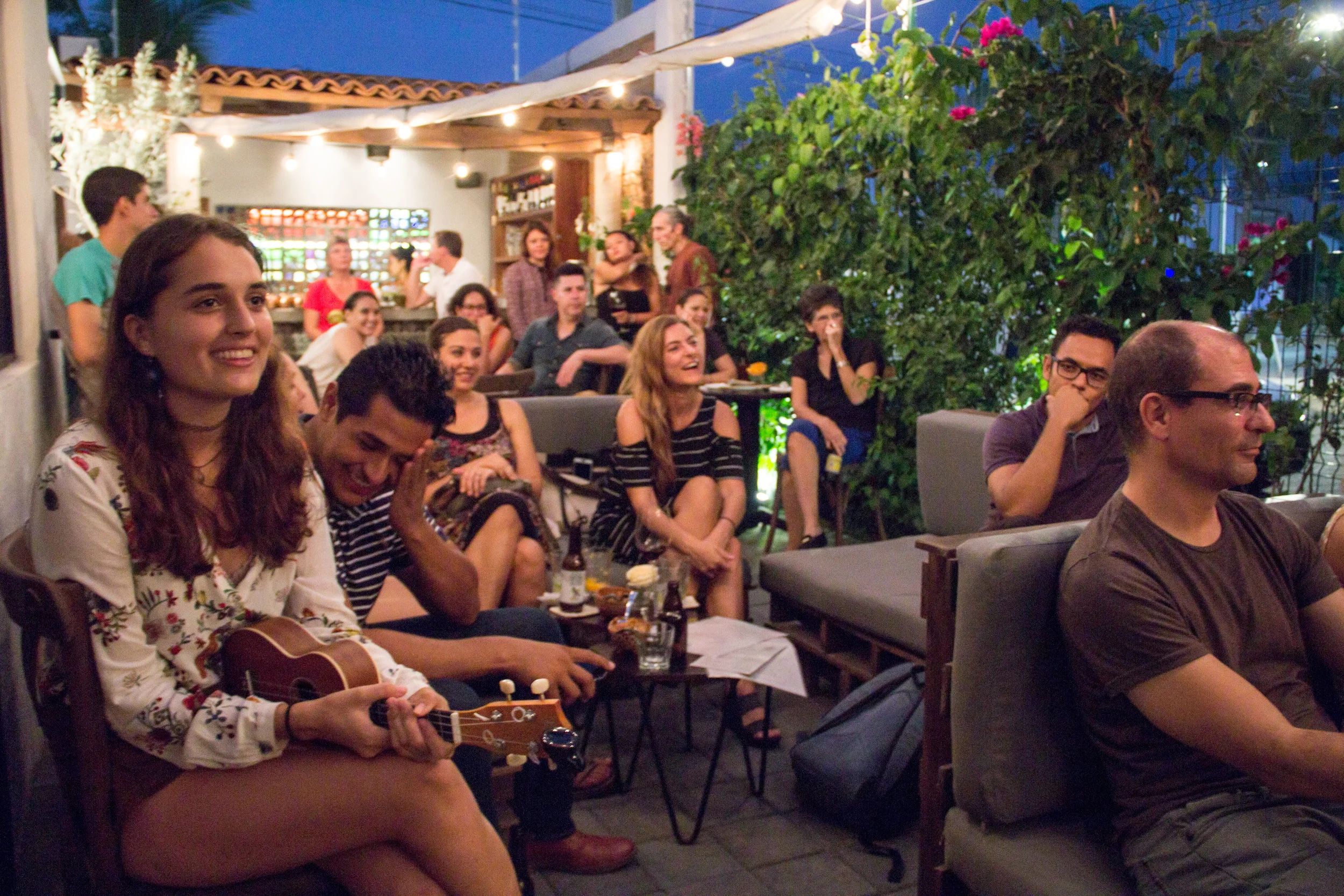 My audience during that same story.