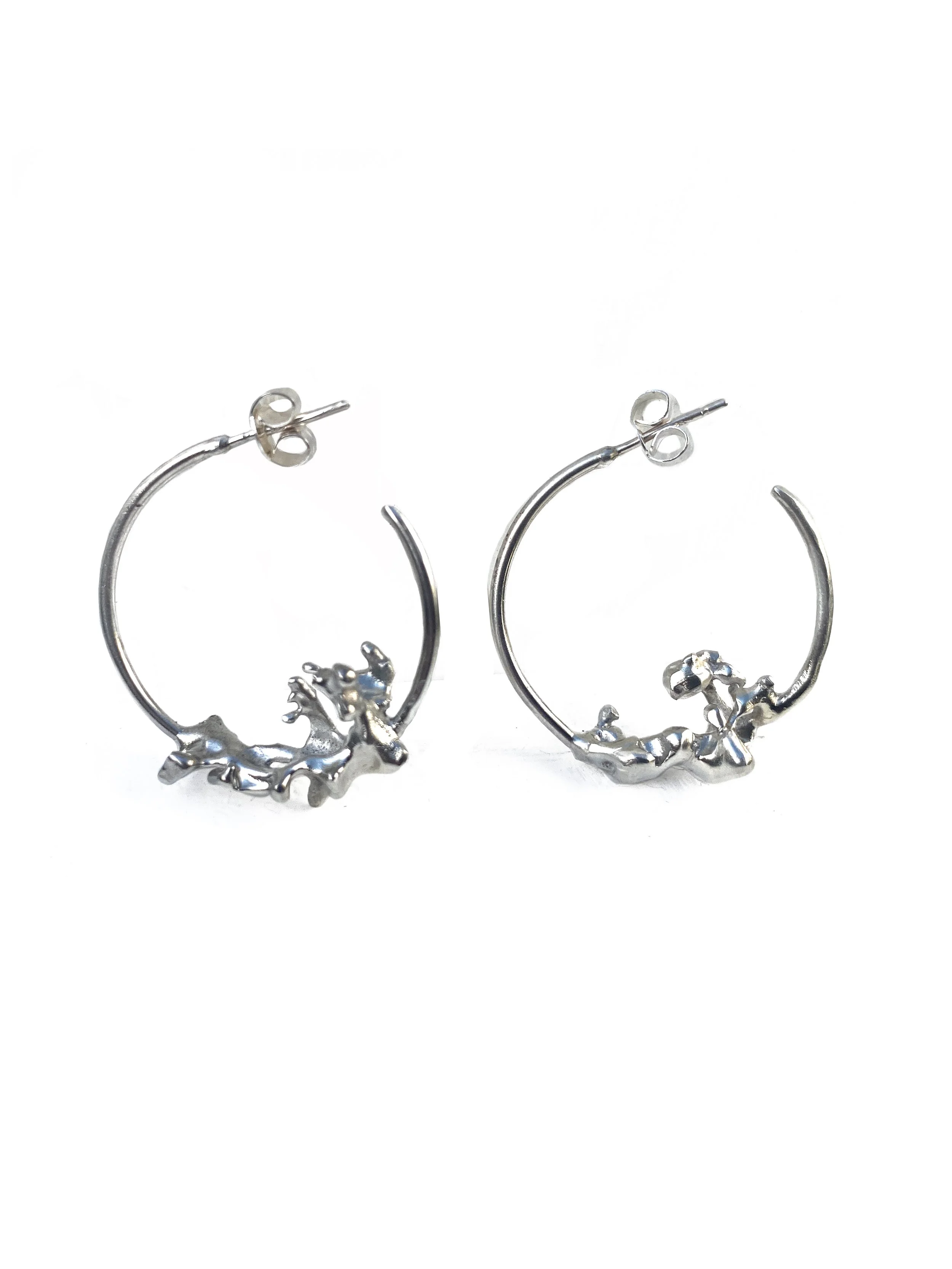 ROCK HOOP EARRINGS NO 5