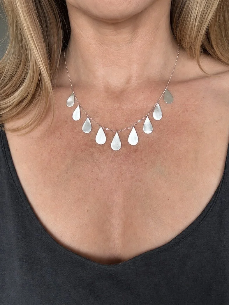 silver handmade teardrop necklace uk.jpg