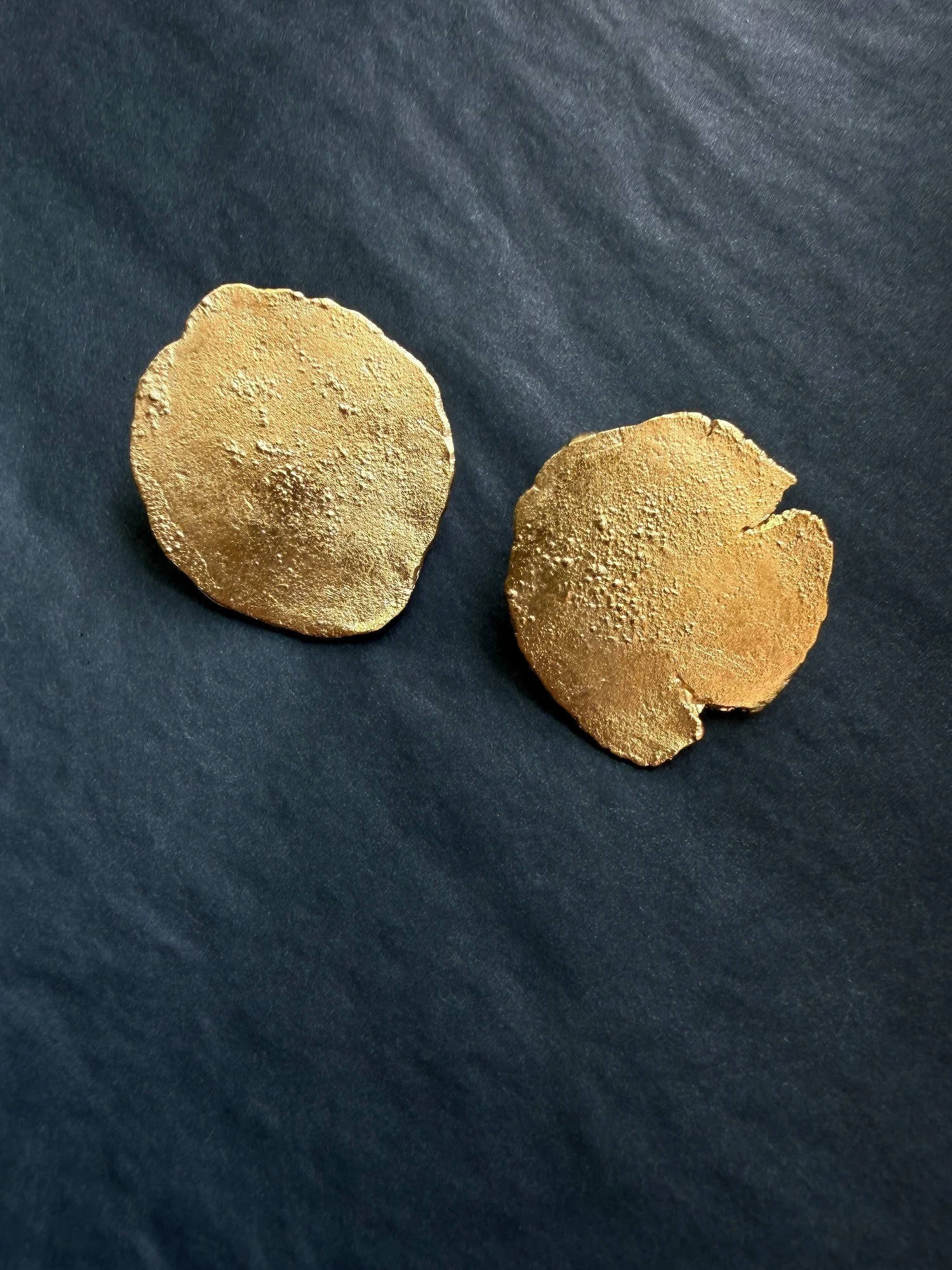 handmade bark stud earrings 2.jpeg