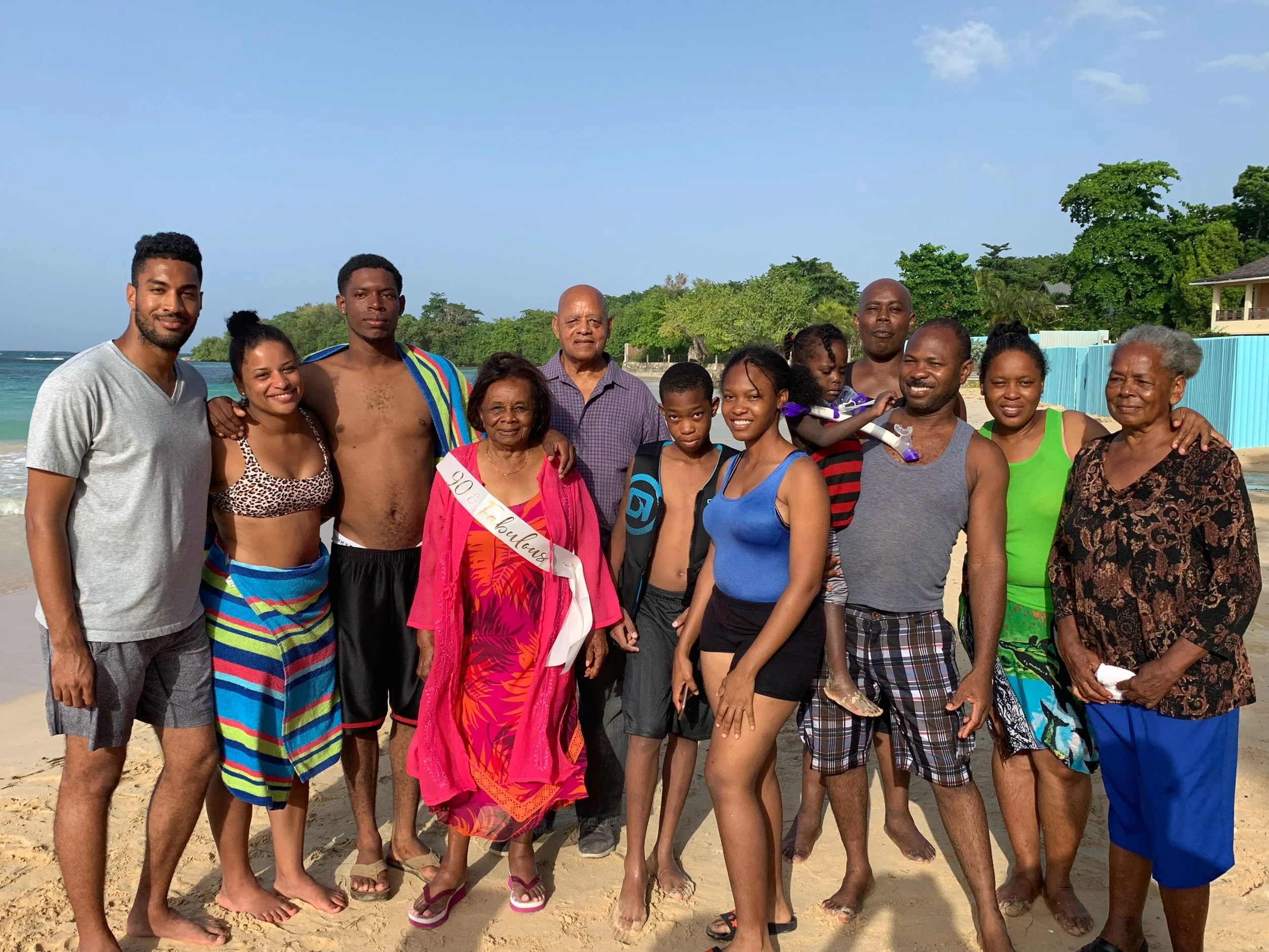 Grandparents and grandchildren.
