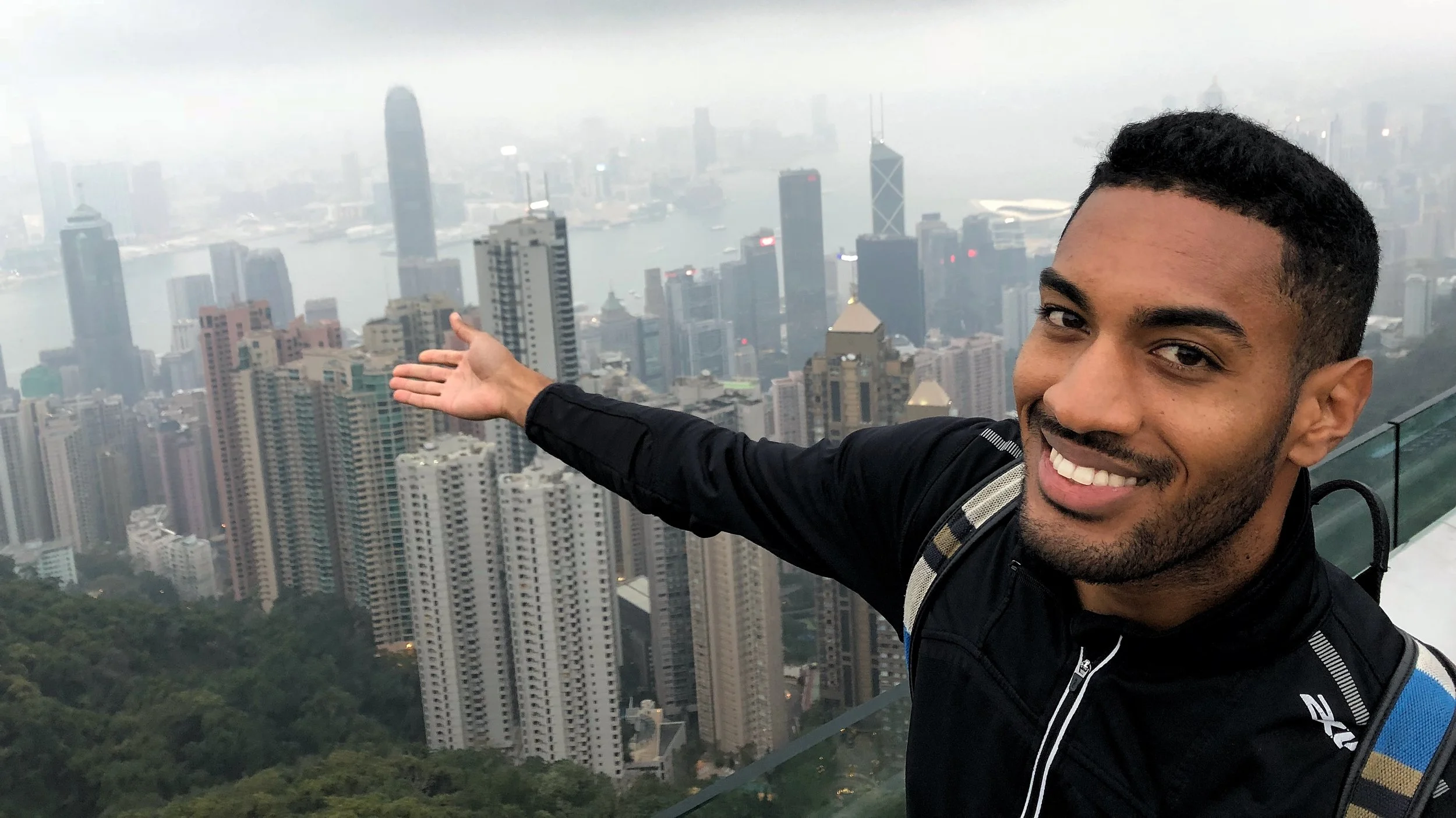 Overlooking Hong Kong, February 2018