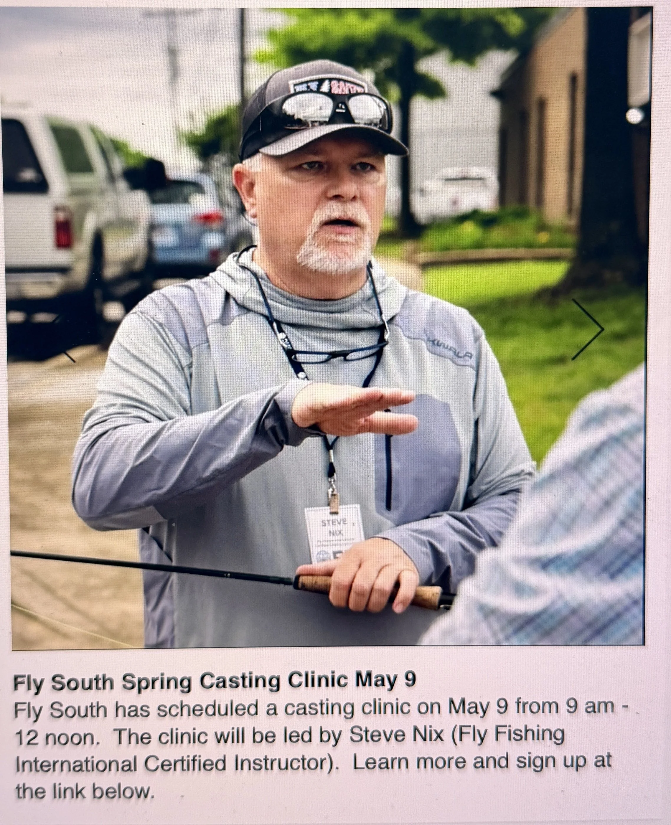 Fly South Spring Casting Clinic May 9