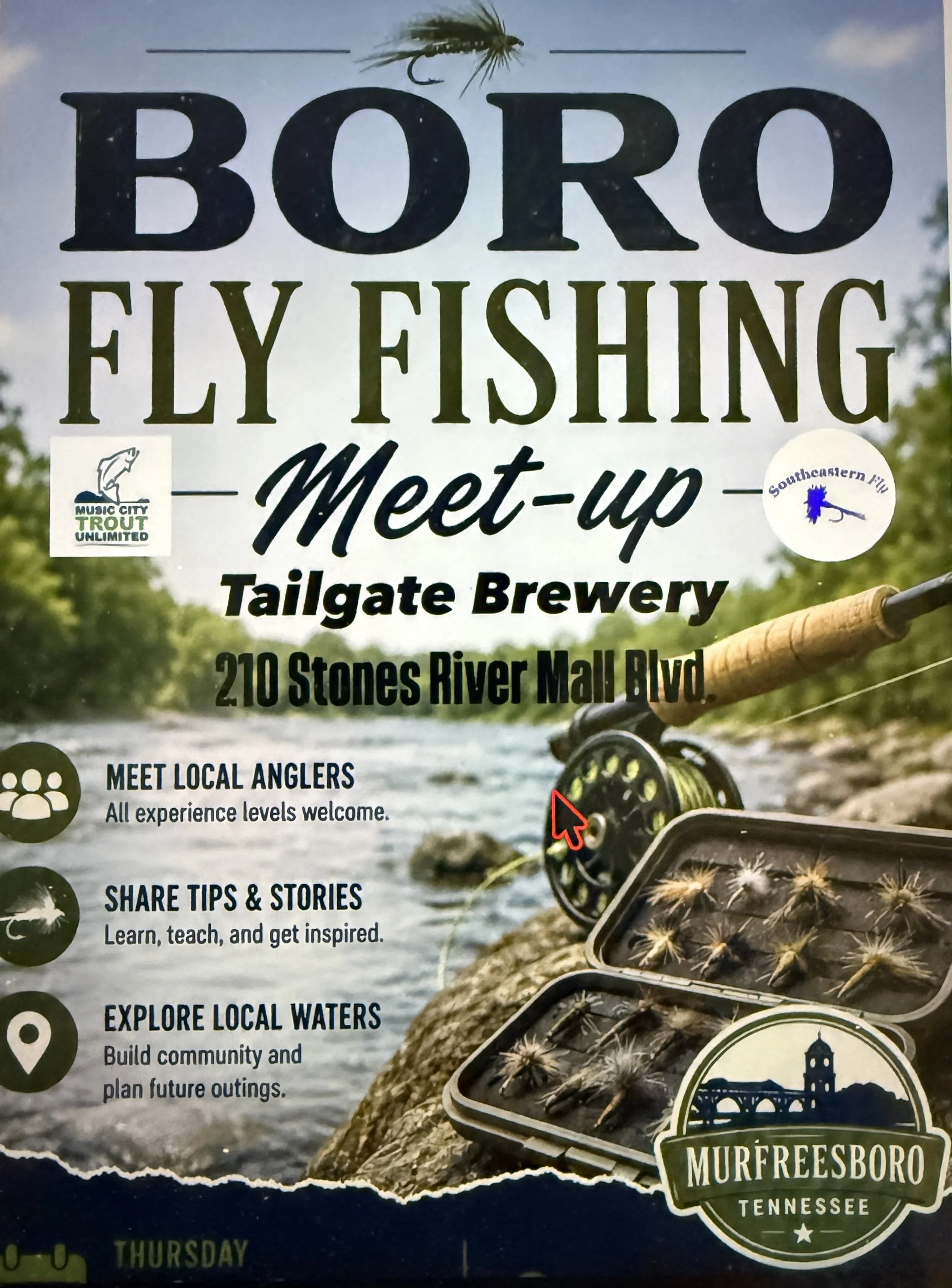 MTCU and Southeastern Fly Team Up to Host 'Boro Fly Fishing Meetup