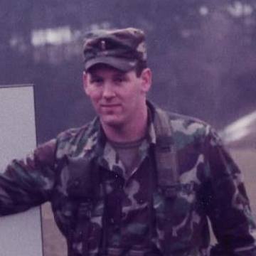  Then-2nd Lt. Ryan Yantis, on the East-West German Border, Nov. 1985. He patrolled the German Inner Border while assigned to the 2nd Armored Cavalry Regiment, 1984-1987. 