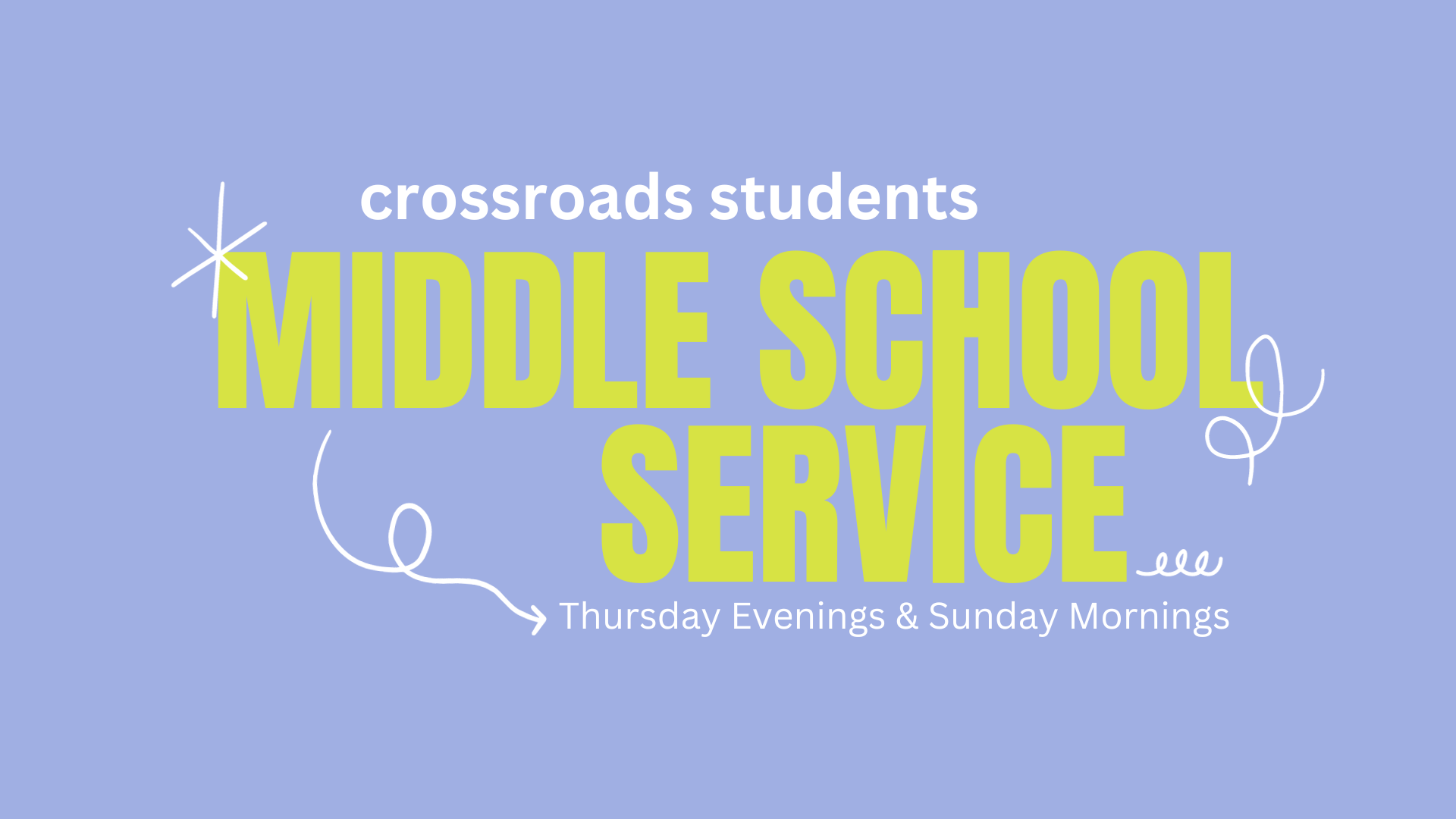 Middle School Ministry