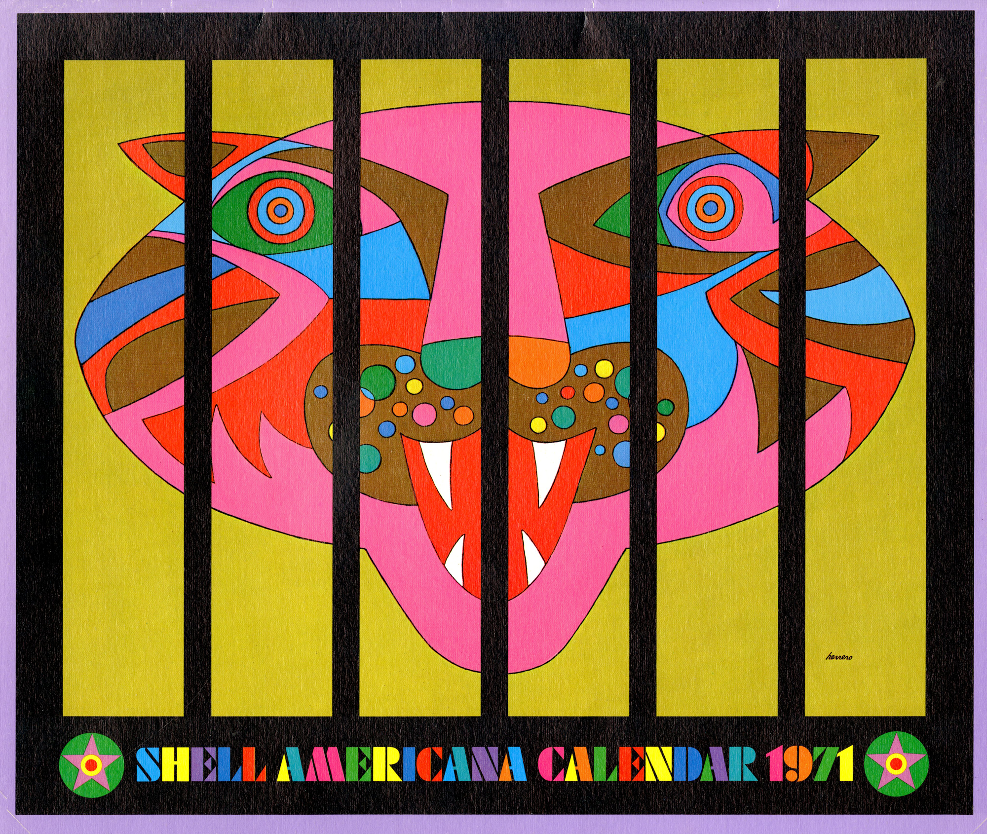1971 Shell Americana Calendar — The Peculiar Manicule
