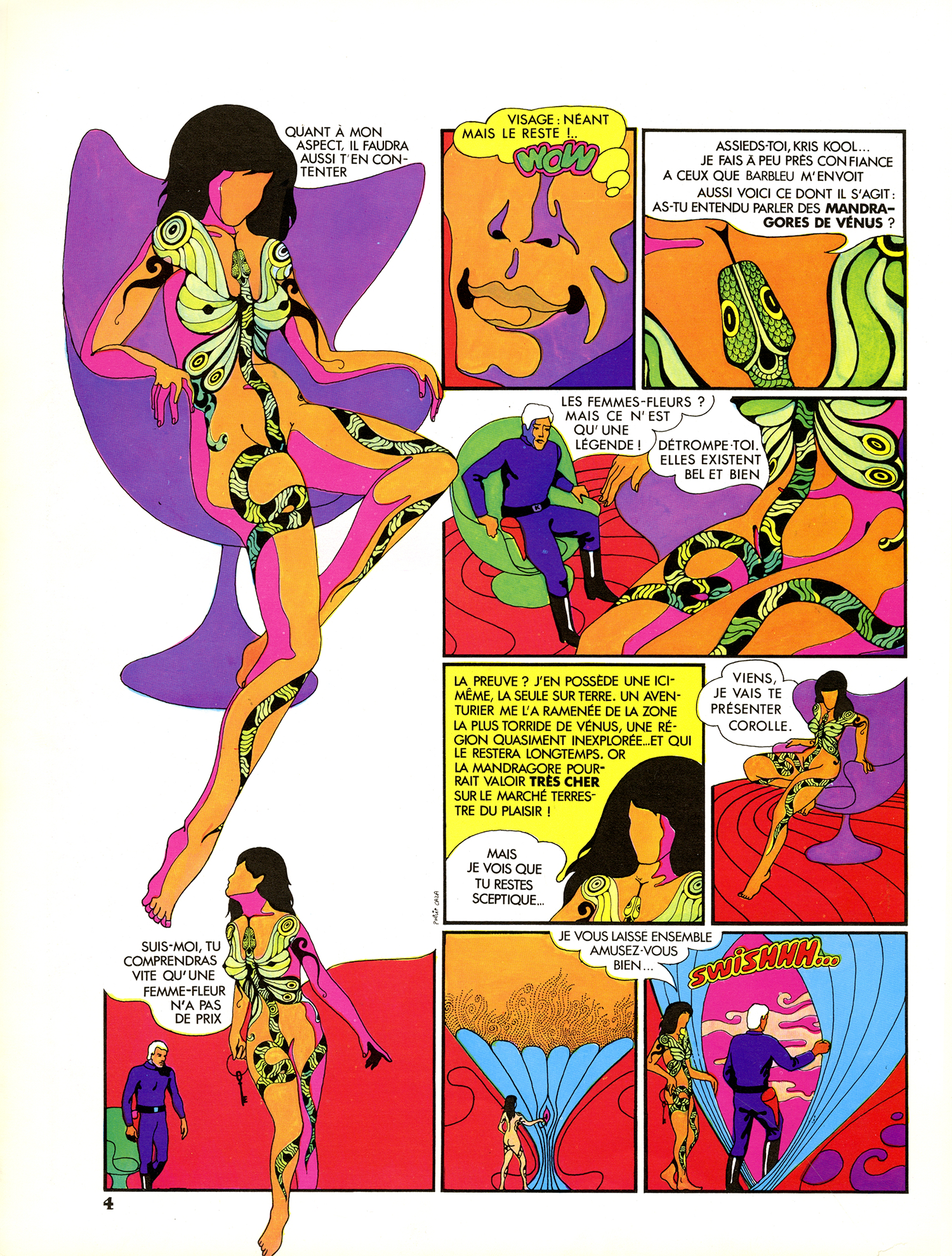 新作グッ 1970年フランスのカルト漫画/Kris Cool by Philip Cara 洋書