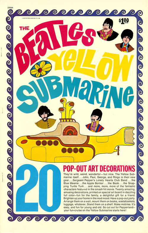 YELLOW SUBMARINE POP-OUTS